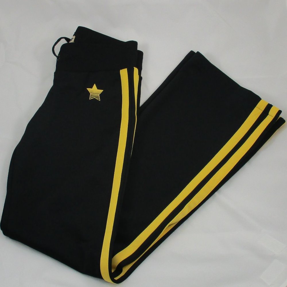 Arizona Jean Company Black/Gold Stripe Pants - Picture 2 of 4